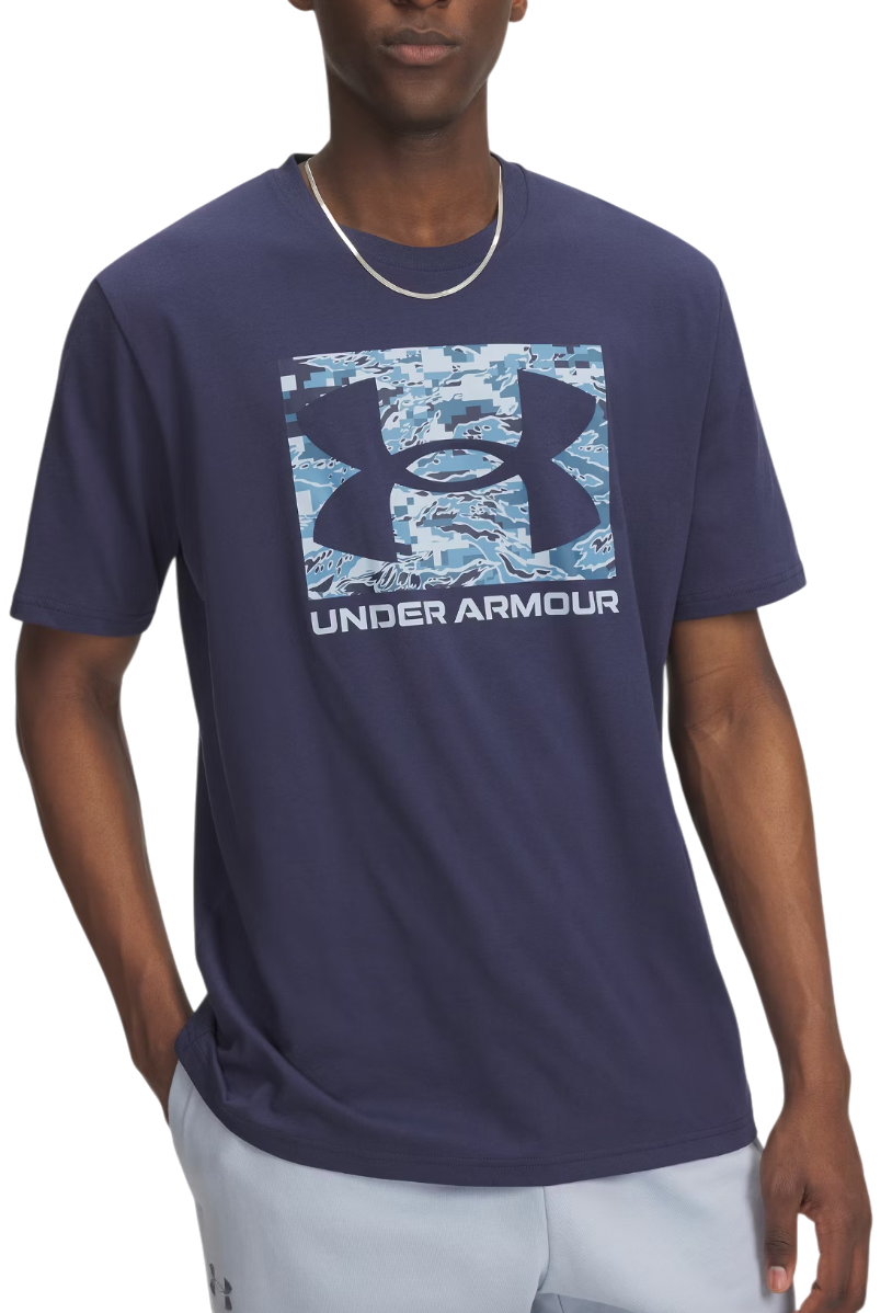 Tričko Under Armour Under Armour ABC Camo Boxed Logo Short Sleeve T-Shirt Navy | 1361673-403