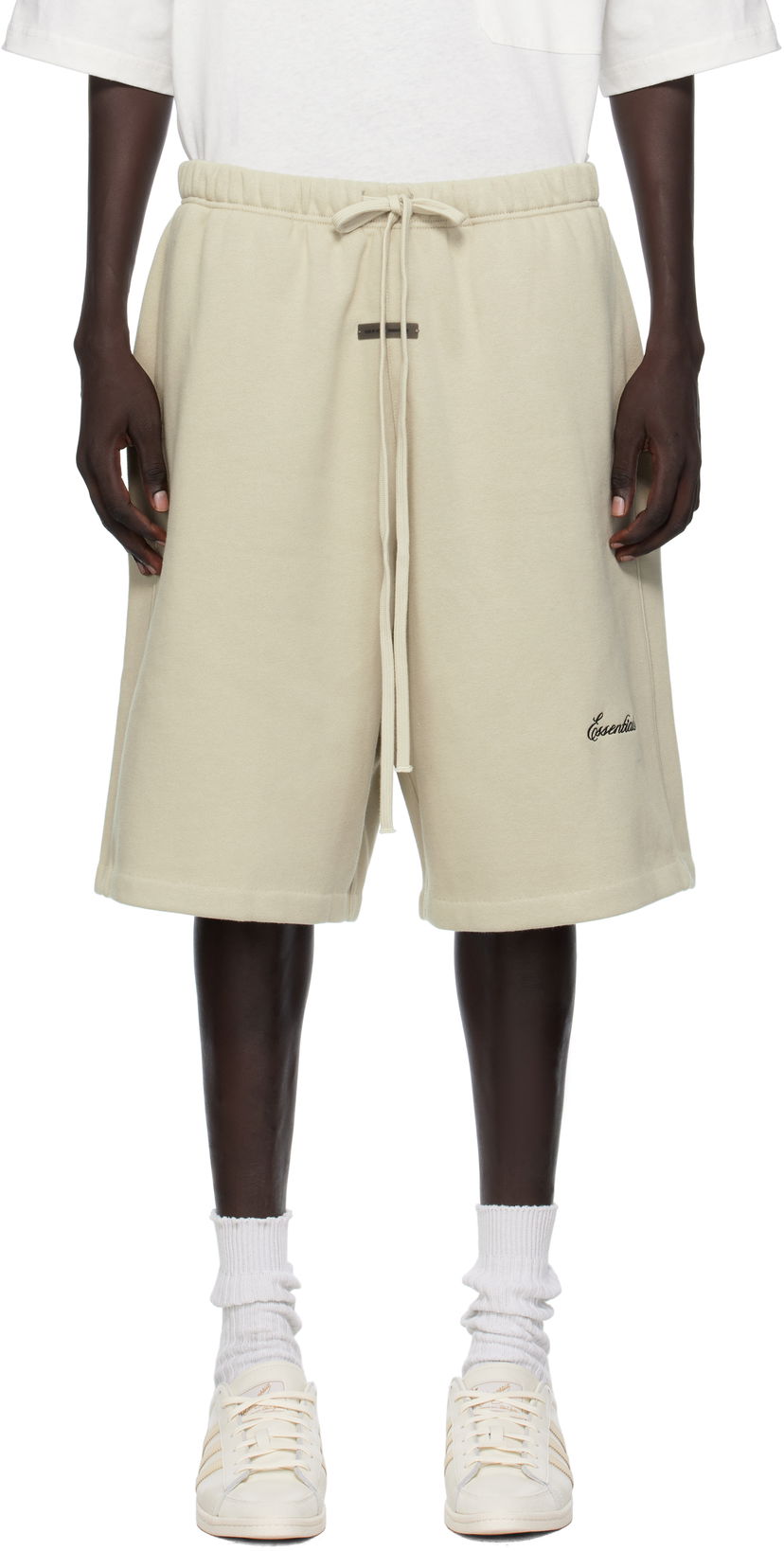 Šortky Fear of God Fear of God ESSENTIALS Basketball Shorts Béžová | 160SP254556F