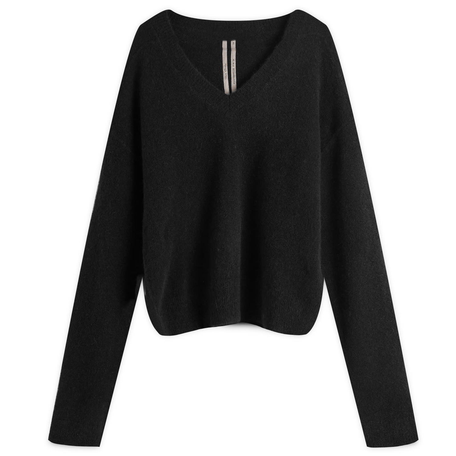 Sveter Rick Owens V-Neck Knit Čierna | RP02D3650-9, 0