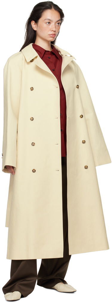 Trenčkot Loulou de Saison Loulou de Saison Kamina Double-Breasted Trench Coat Béžová | KAMINA, 3