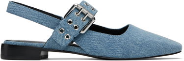 Oblečenie rag & bone rag & bone Astra Slingback Ballerina Flats Modrá | WFF24SF002UB2, 0