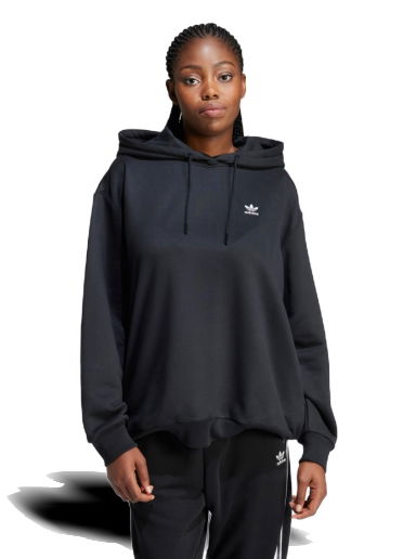 Mikina adidas Originals Trefoil Oversized Hoodie Čierna | IU2409