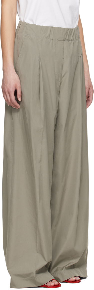Nohavice Dries Van Noten Dries Van Noten Wide Pleated Trousers Šedá | 251-010909-1374, 1