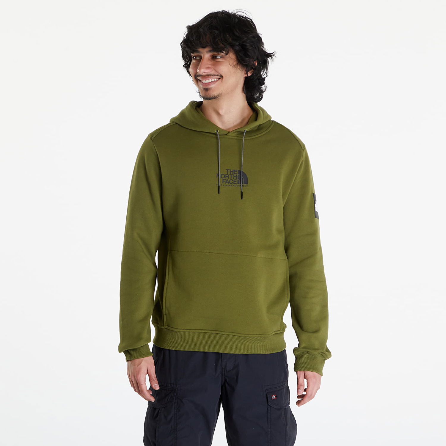 Mikina The North Face Fine Alpine Hoodie Forest Olive Zelené | NF0A87F7PIB1, 0