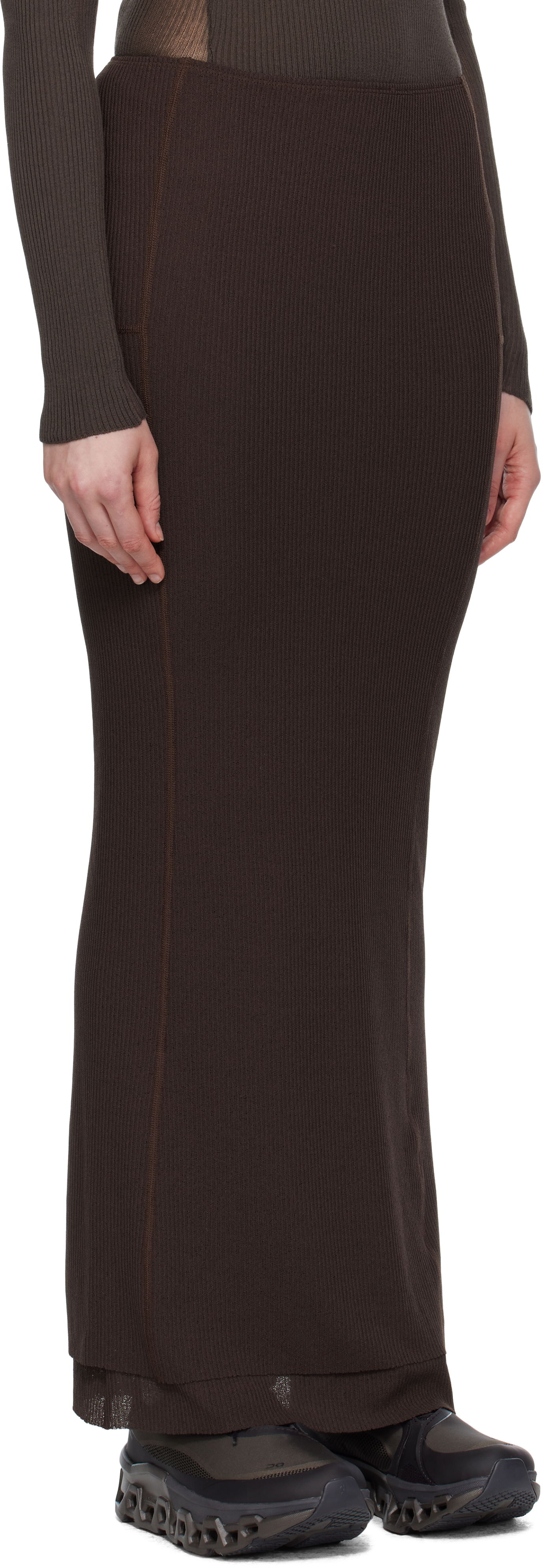 Sukňa ROA ROA Long Sport Skirt Hnedá | RBWW017FA09, 1