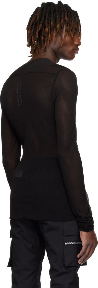 Tričko Rick Owens Rick Owens Hollywood Edfu Mesh T-Shirt Čierna | RU01E5271 JCR, 2
