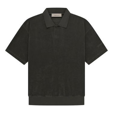 Polo tričko Fear of God Essentials Terry Polo Čierna | 125BT224050F, 0