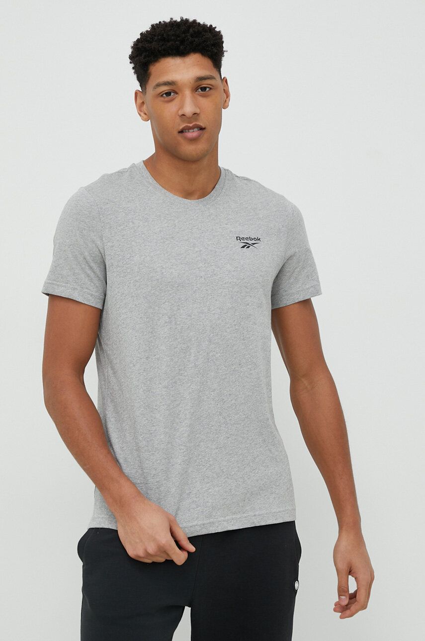 Tričko Reebok Cotton T-Shirt Šedá | HS7114, 0