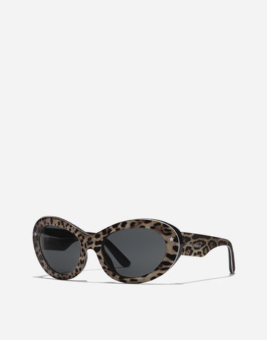 Slnečné okuliare Dolce & Gabbana Dolce & Gabbana DG Sicily Oval Sunglasses with Star Accents Hnedá | VG400PVP3879V000, 1
