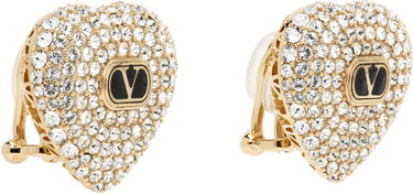 Náušnice Valentino Valentino Garavani Crystal Heart Earrings Metalická | 6W2J0Y68VTI, 1