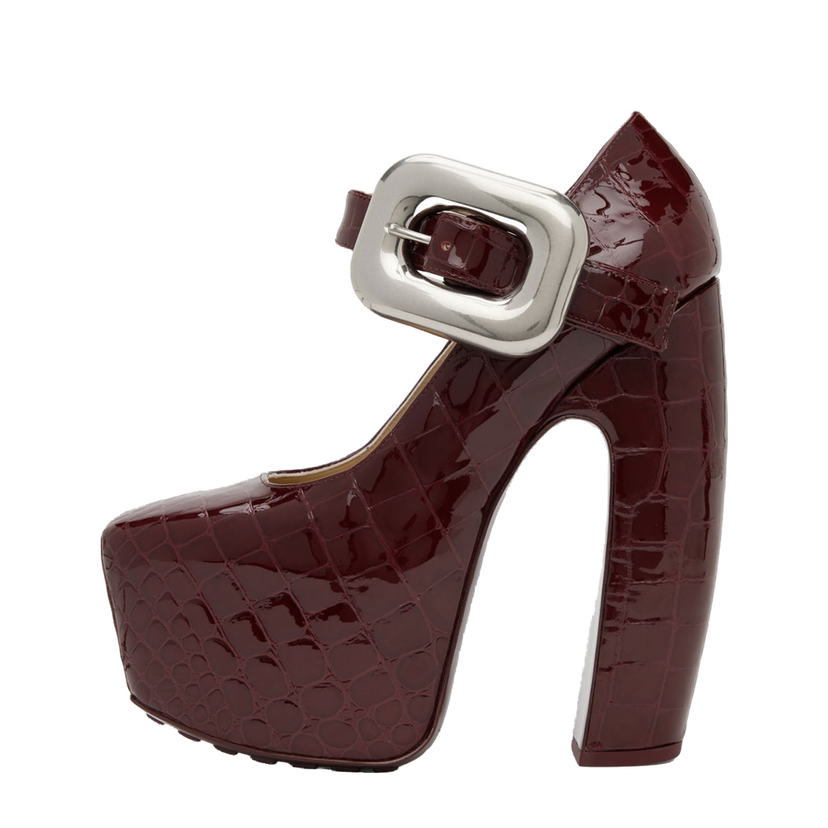 Tenisky a topánky Bottega Veneta Mostra Heels "Red" Vínová | 716146 V2DW0