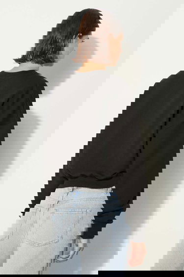 Mikina KENZO Kenzo Flower Boke 2.0 Cropped Sweat Čierna | FE62SW1664MI.99J, 2