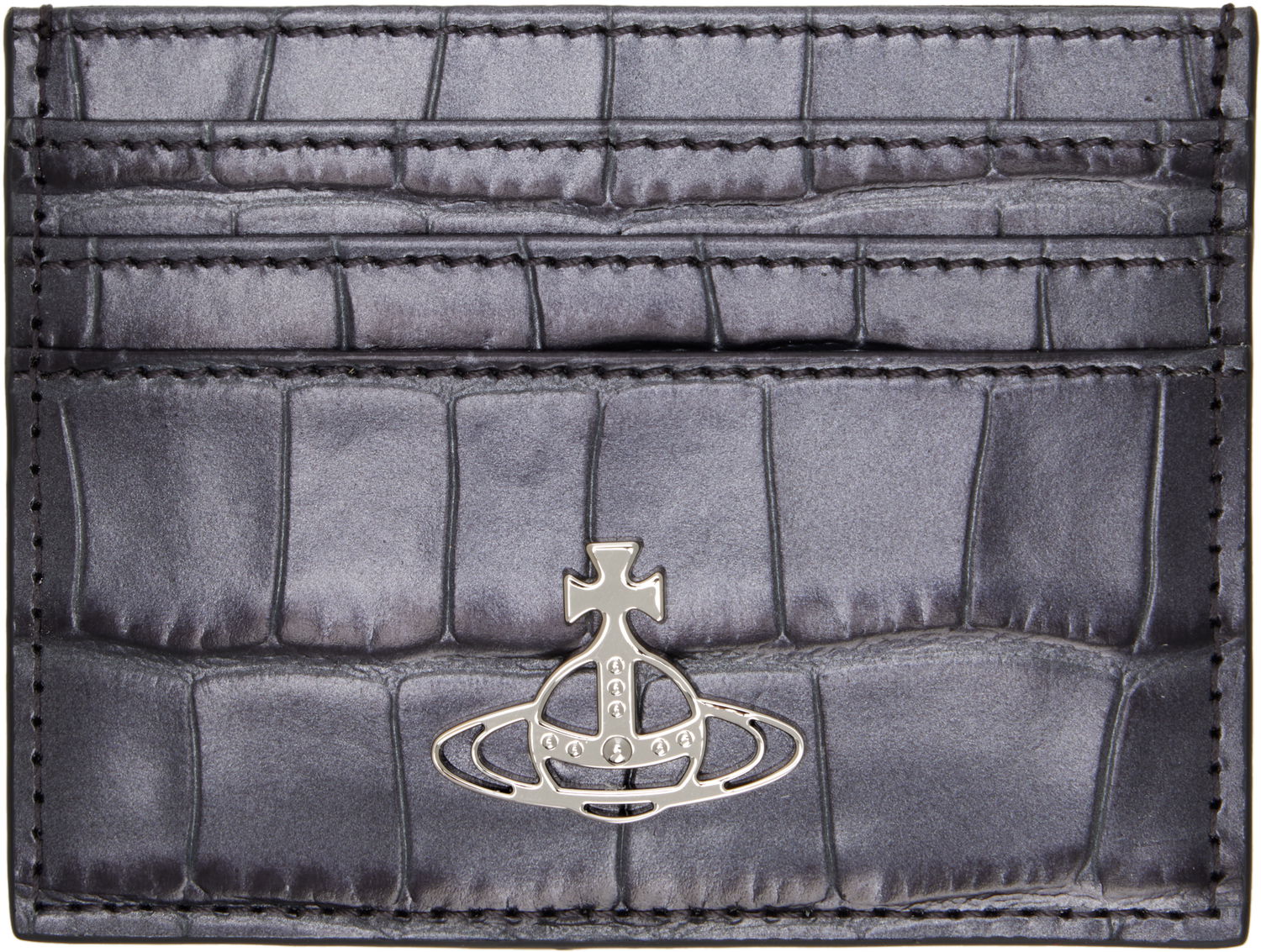 Peňaženka Vivienne Westwood Vivienne Westwood Embossed Card Holder Šedá | 54030006W-L00A2-, 0