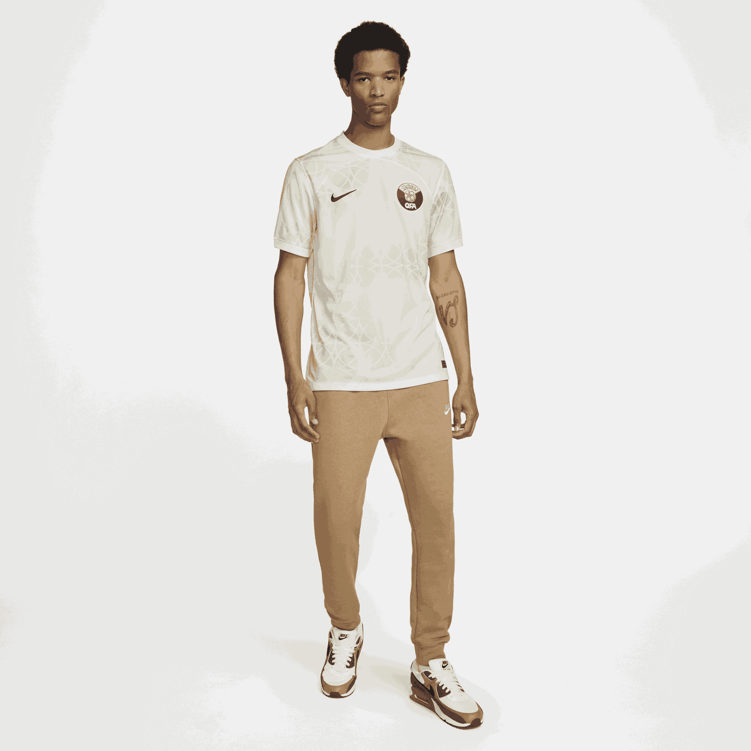 Dres Nike Nike Dri-FIT Qatar 2022/23 Stadium Away Football Jersey Biela | DN0701-100, 1