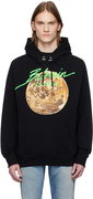 Balmain Universe Logo and Planet Print Hoodie