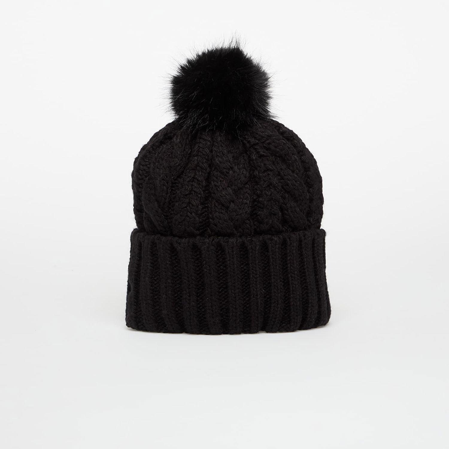 Kulicha New Era Knit Medium MLB Cable Wide Beanie New York Yankees Universal Čierna | 60691296, 1