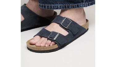 Tenisky a topánky Birkenstock Arizona Suede Leather Narrow Fit Navy | 1030895, 6