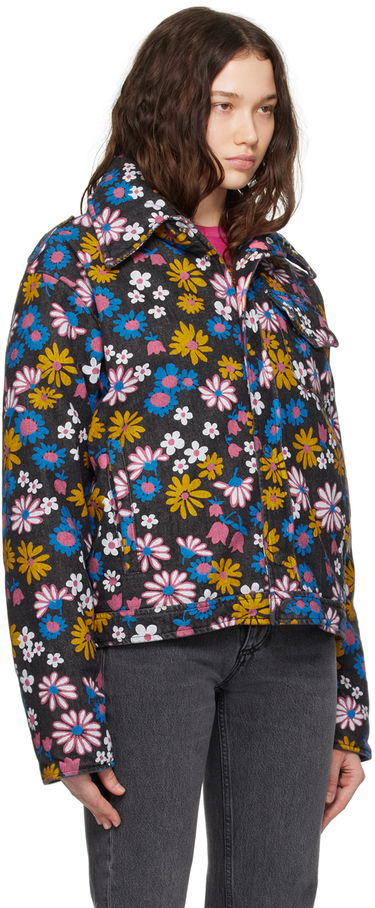 Bunda ERL Floral Print Denim Jacket Rôznofarebný | ERL07J002, 1