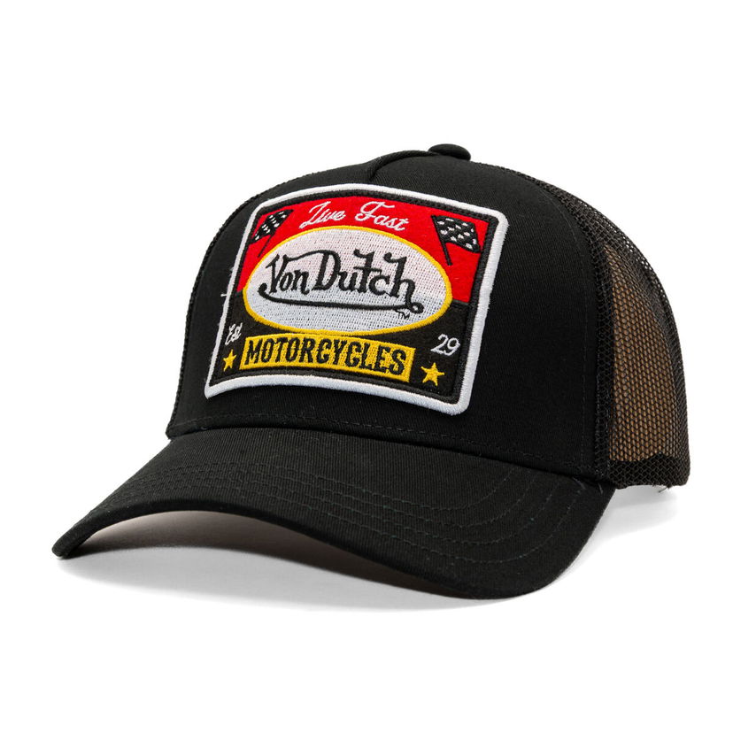 Šiltovka Von Dutch Von Dutch Live Fast Trucker Cap Čierna | VD/0/CAS1/BLACKY1B