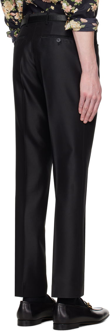 Nohavice Tom Ford Tom Ford Atticus Western Pocket Wool Silk Faille Trousers Čierna | PLPW01-WSS17, 2
