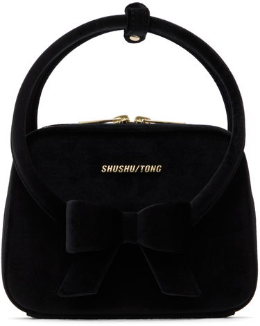Kabelka SHUSHU/TONG SHUSHU/TONG Severine Velvet Bow Handbag Čierna | MWDDAC03 VEL100, 0