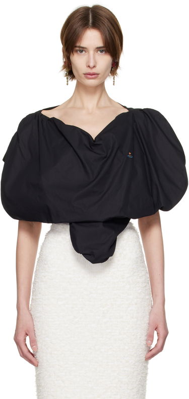 Košeľa Vivienne Westwood Vivienne Westwood Heart Puff Sleeve Blouse Čierna | 1505000J-W009Q-, 0