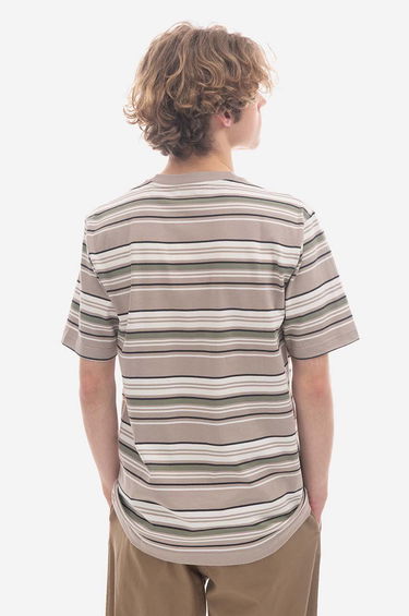 Tričko NORSE PROJECTS Johannes Weekend Stripe Tee Béžová | N01-0633-0920, 2