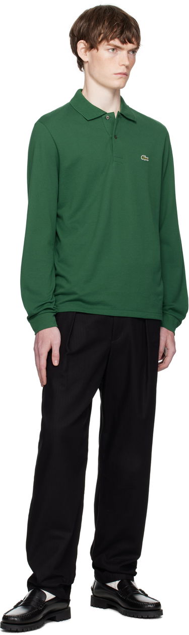Polo tričko Lacoste POLO CLASSIQUE L.12.12 À MANCHES LONGUES Zelené | L1312-132, 4