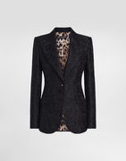 Dolce & Gabbana Turlington Single-Breasted Floral Jacquard Jacket