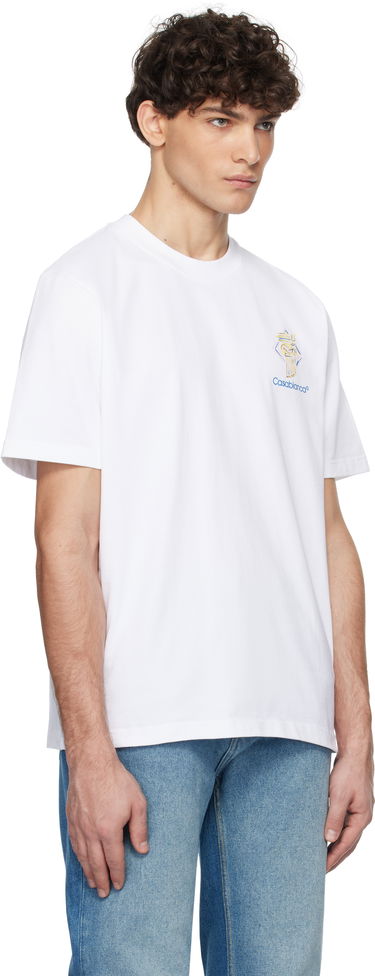 Tričko Casablanca Diamond Column Graphic T-Shirt Biela | MPS25-JTS-001-04, 1