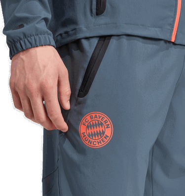 Tepláky adidas Performance FC Bayern Tiro 25 Competition Travel Pants Šedá | JV5344, 3