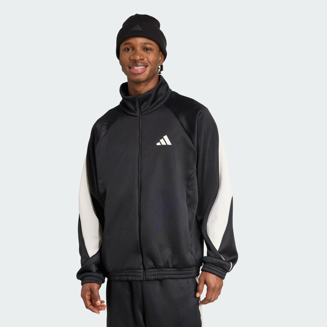 Bunda adidas Performance Stadium Track Jacket Čierna | JN1821, 0
