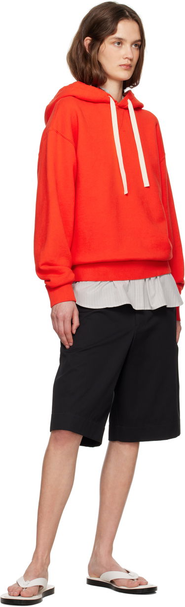 Mikina Jil Sander Jil Sander Drawstring Hoodie Červená | J40GU0121_J20295, 3