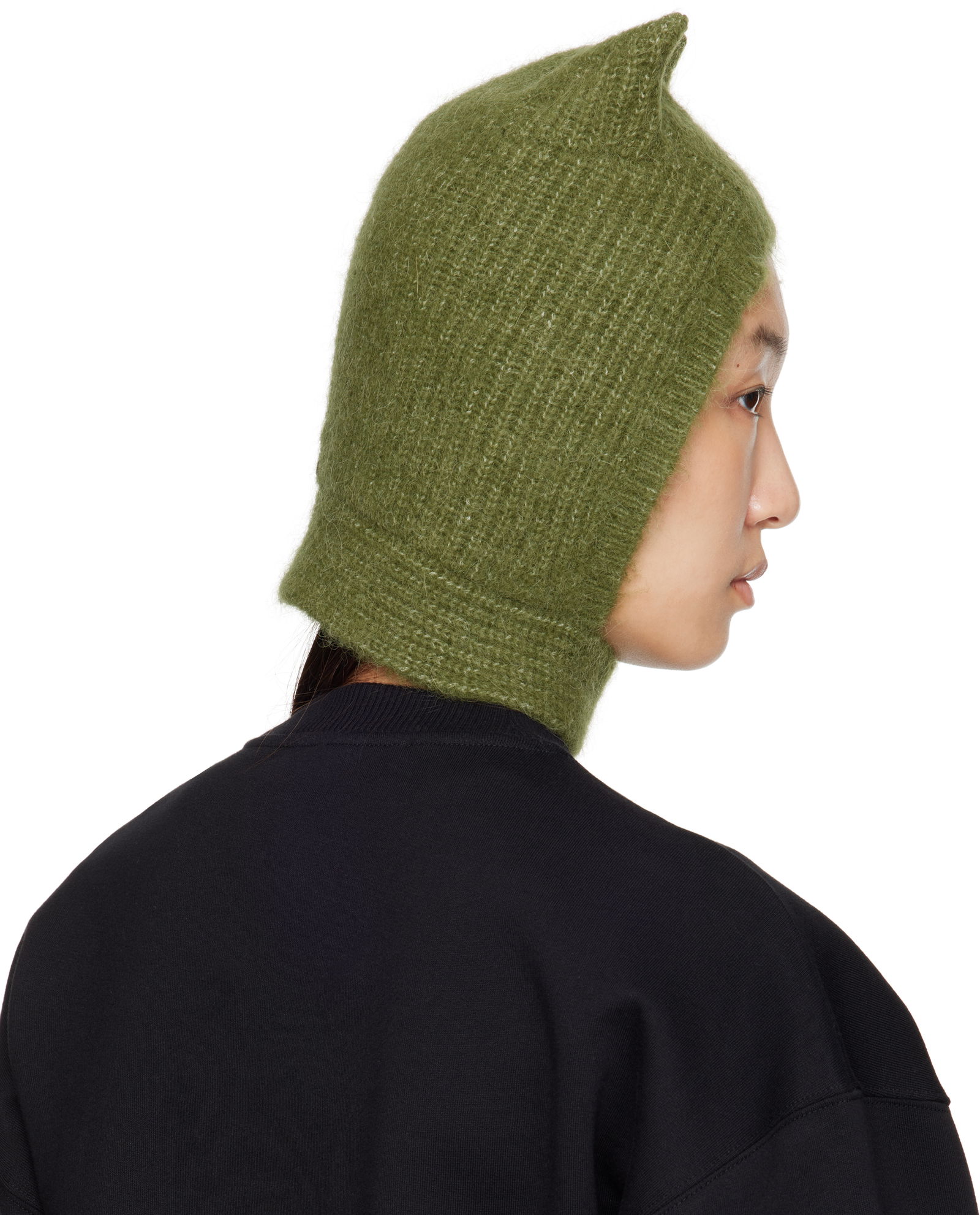 Coperni Knitted Horn Balaclava