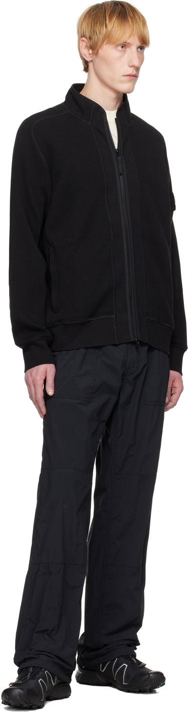 Sveter Stone Island Stone Island Waffle Fleece Sweatshirt Čierna | K1S15 6100007 S0044, 4