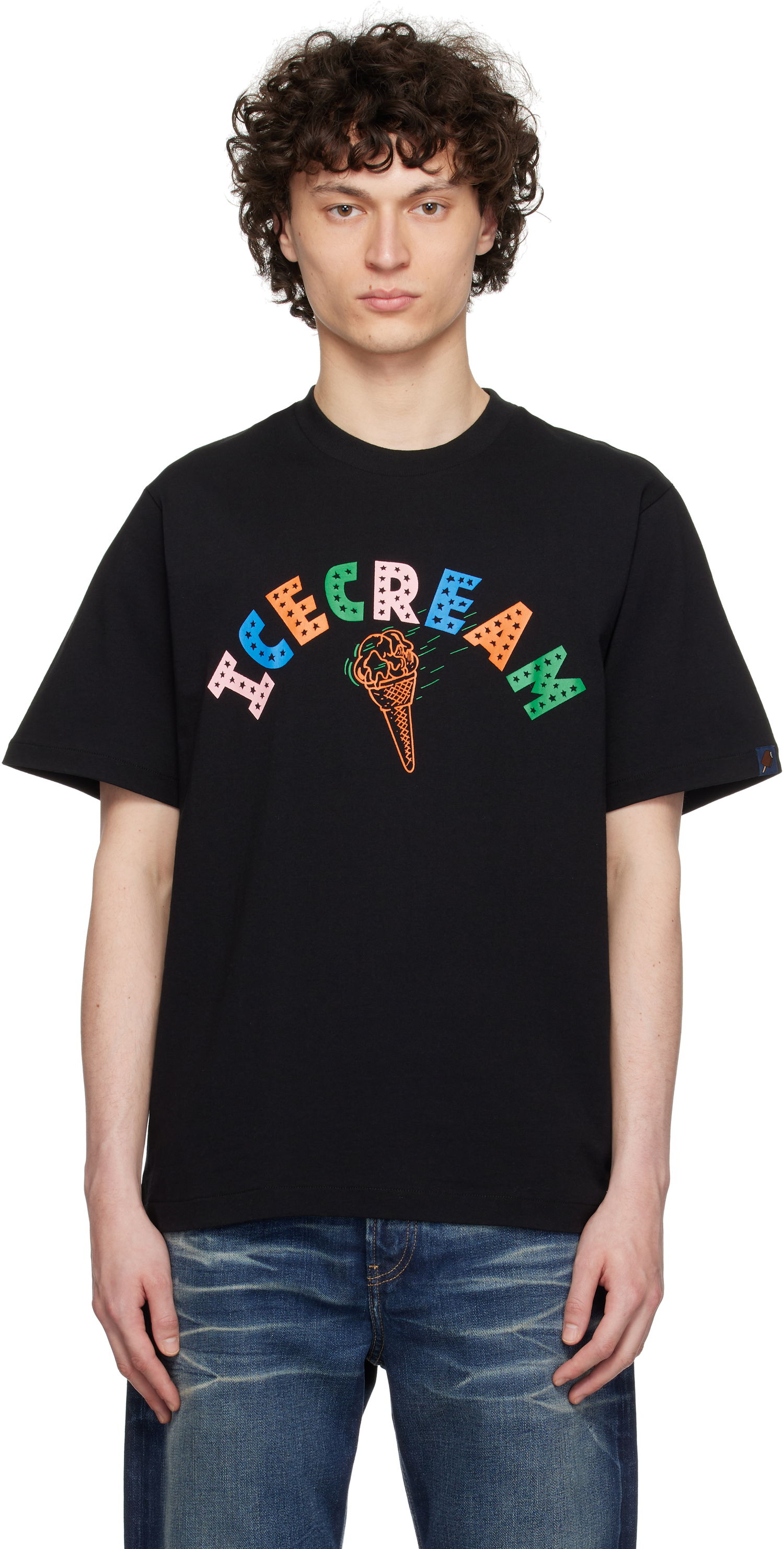 Tričko BBC IceCream ICECREAM 'Icecream Cone' T-Shirt Čierna | IC25248, 0