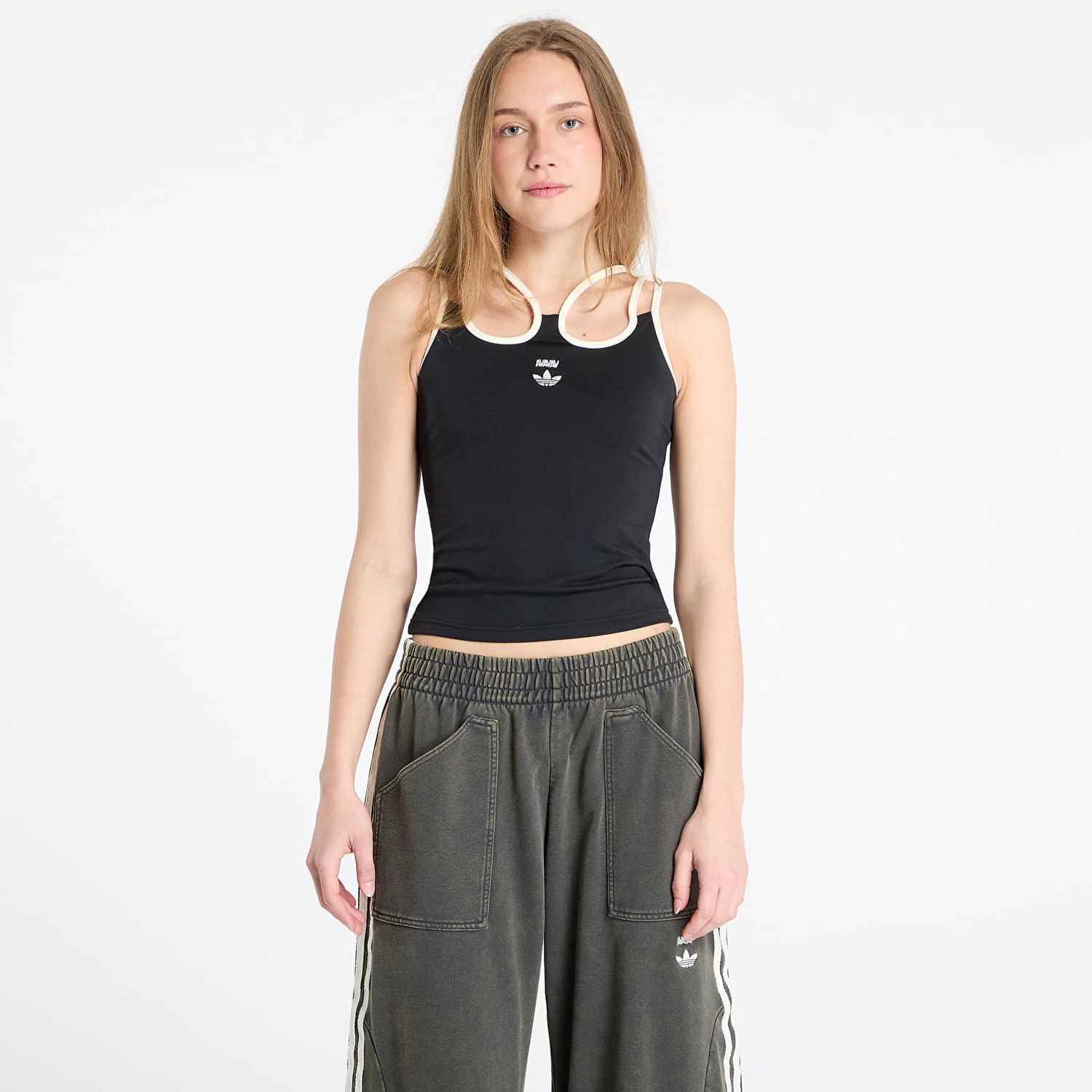Tielko adidas Originals adidas x Avavav Strap Tank Top Čierna | KA6091, 0