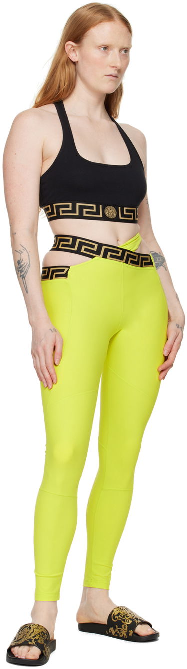 Legíny Versace Versace Greca Border Leggings Žltá | 1008681_1A06229_2Y870, 3