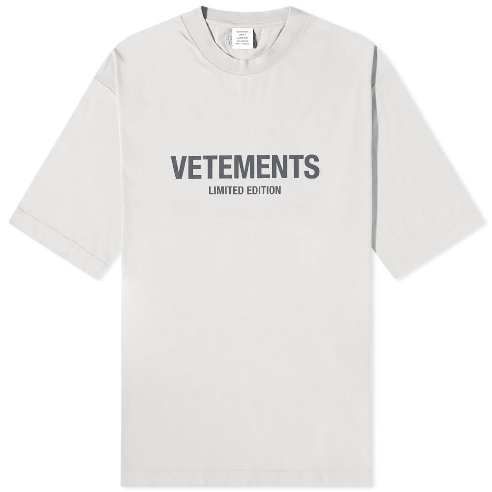 Tričko VETEMENTS Logo Tee Biela | UE63TR700X, 0