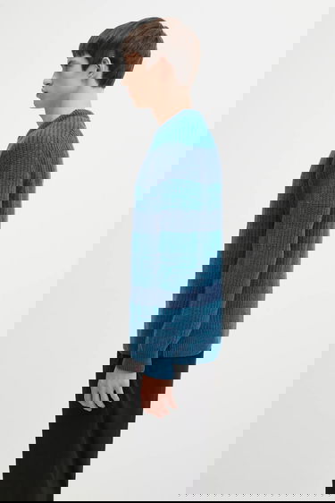 Sveter Barbour Barbour x Paul Smith Saddle Striped Wool Crewneck Sweater Rôznofarebný | MKN1696BU91, 1