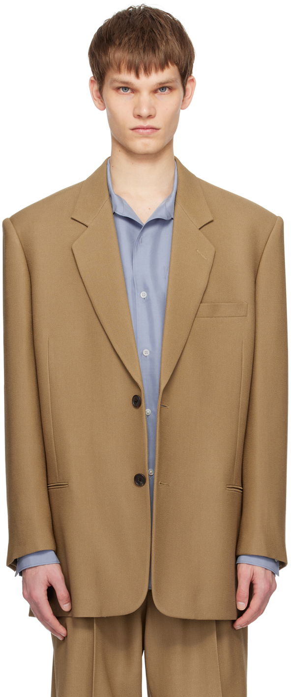 Kabáty The Row Wool Single-Breasted Blazer Béžová | 506-W2881, 0