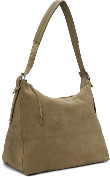 Taška cez rameno LEMAIRE Lemaire Belted Suede Shoulder Bag Zelené | BG0144 LL0125, 1