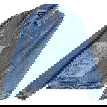 Bunda Ahluwalia Ahluwalia Laser Denim Jacket Modrá | M-AHLU-DE015-SS26-FA283-VI, 1