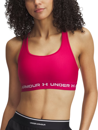 Podprsenka Under Armour Crossback Mid Sports Bra Ružová | 1361034-681, 0