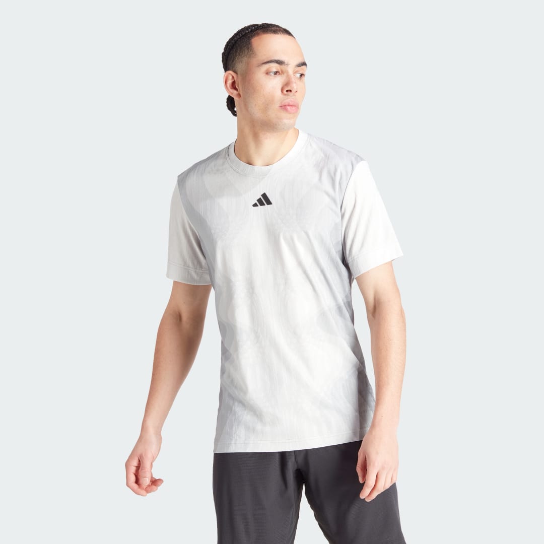 Tričko adidas Performance Tennis Airchill Pro FreeLift Tee Biela | IP1932, 0