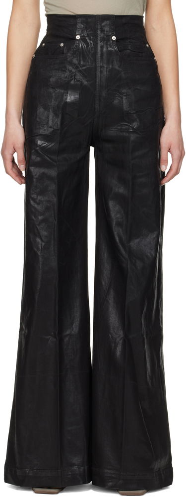 Nohavice Rick Owens Rick Owens DRKSHDW Hollywood Dirt Cooper Flare Jeans Čierna | DS01E3303 SCF, 0