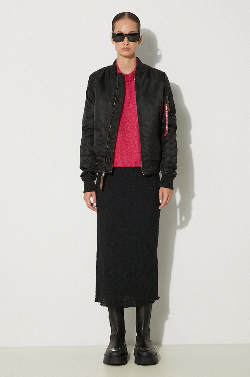 Bomber bunda Alpha Industries Bomber Jacket MA-1 VF 59 Wmn Čierna | 133009.03, 1