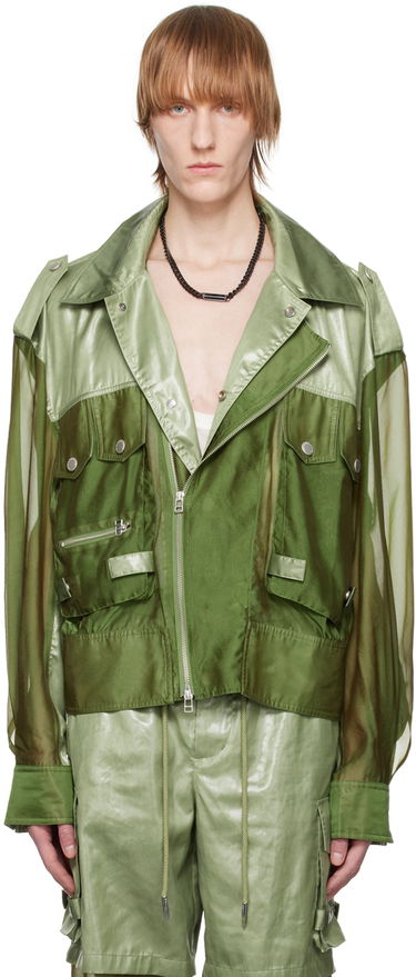 Bunda Feng Chen Wang Feng Chen Wang Paneled Jacket Zelené | FMS15JK26, 0