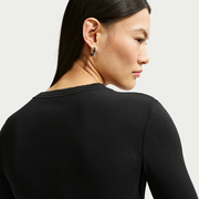 Ribbed Tight Fit Long Sleeve Top NSW