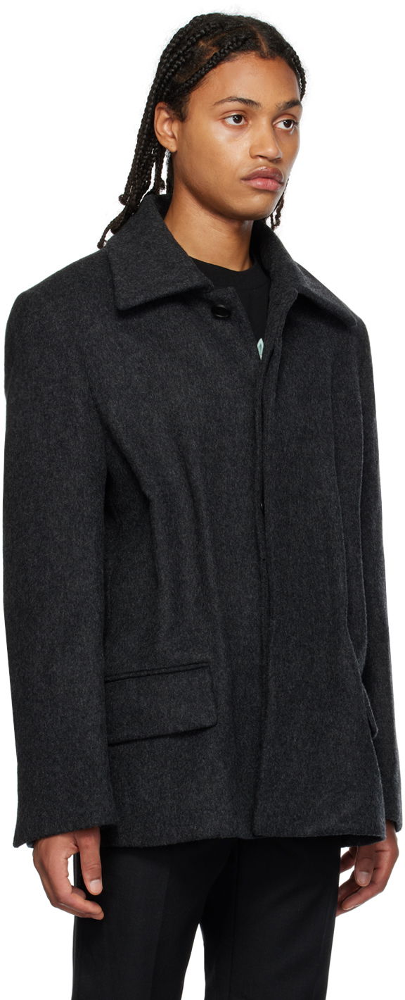 Trenčkot We11done We11done Tucked Jacket Šedá | WD-JK3-23-004-M-CH, 1